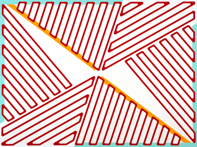 linear pattern abstraction with image made up of sections